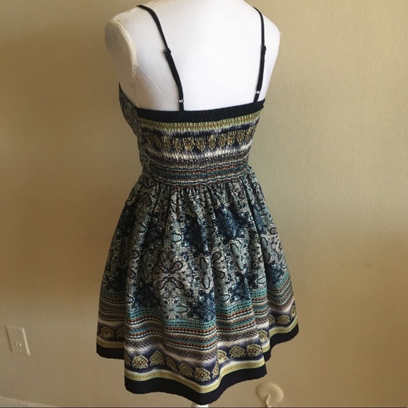 New Turquoise Bohemian Dress - Picture 6 of 6